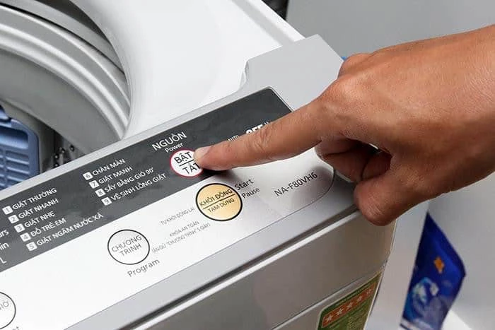 chế độ vệ sinh máy giặt panasonic