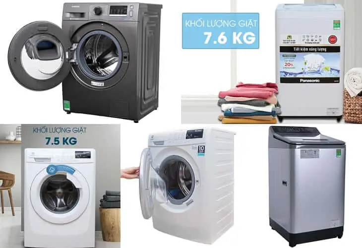 Lựa chọn kích thước máy giặt dựa vào đâu?