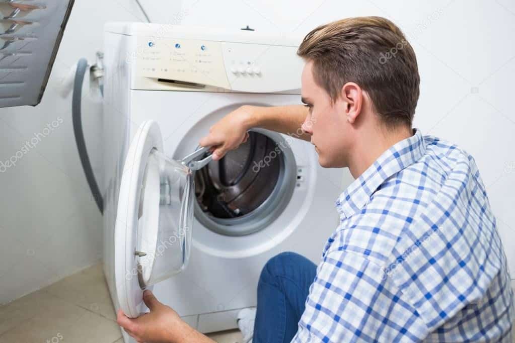 Máy giặt đang giặt bị ngừng