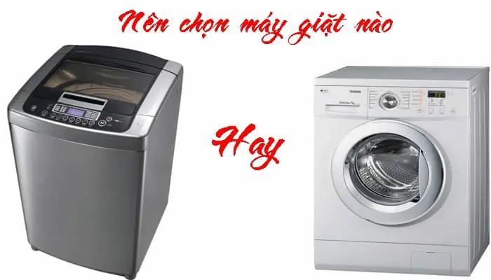 Máy Giặt Cửa Ngang Và Cửa Đứng