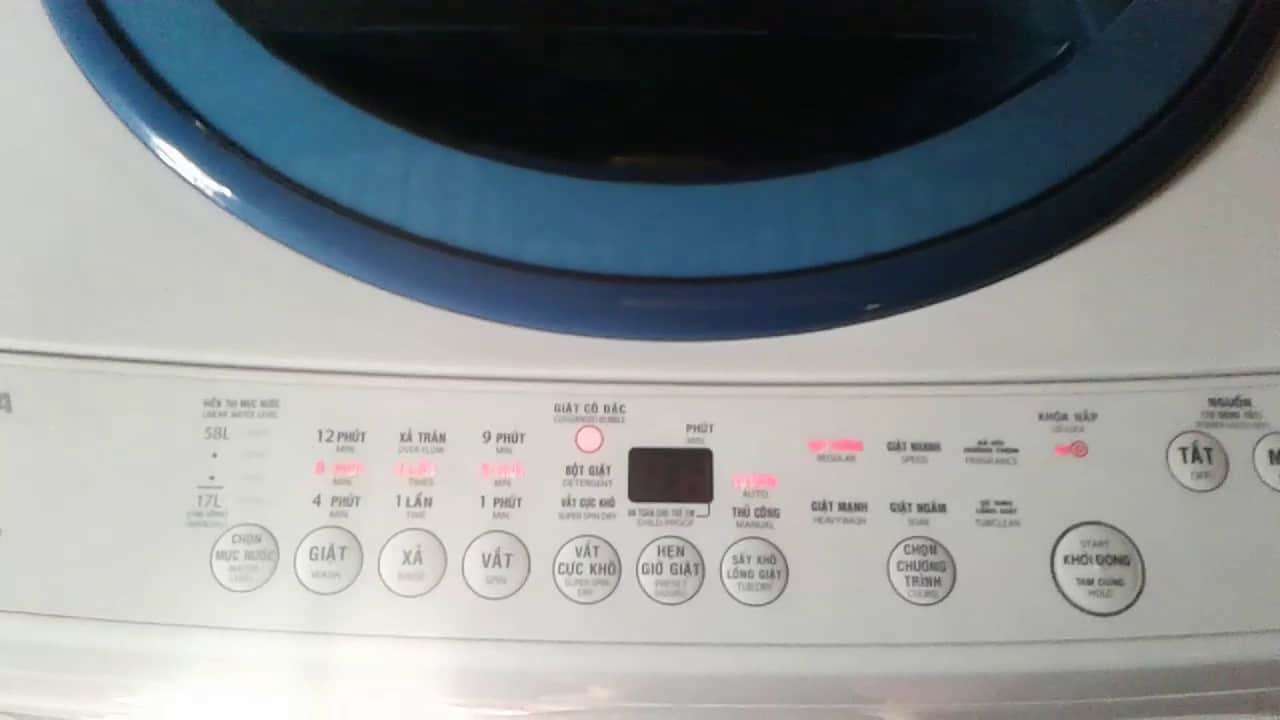 Tổng hợp lỗi cơ bản của máy giặt