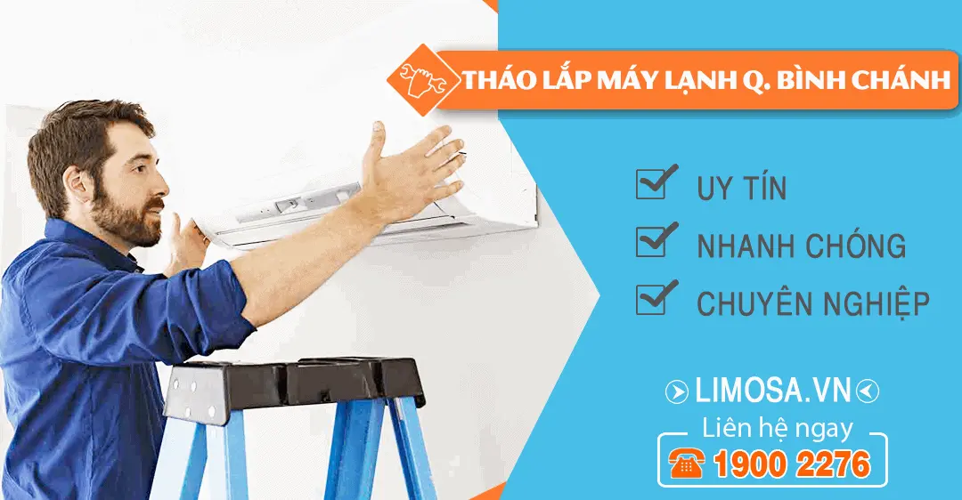Dịch vụ tháo lắp điều hòa tại Bình Chánh Trung tâm Limosa