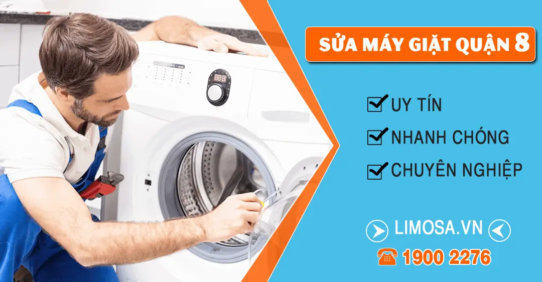Dịch vụ sửa máy giặt quận 8 Limosa