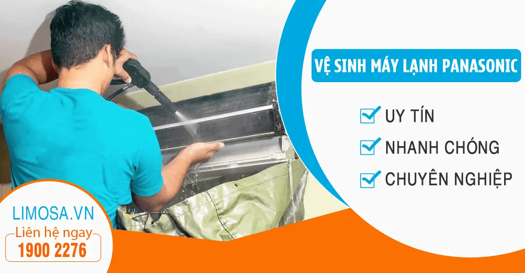 Dịch vụ vệ sinh máy lạnh Panasonic Limosa