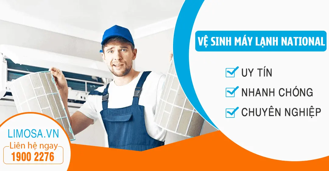Dịch vụ vệ sinh máy lạnh National Limosa