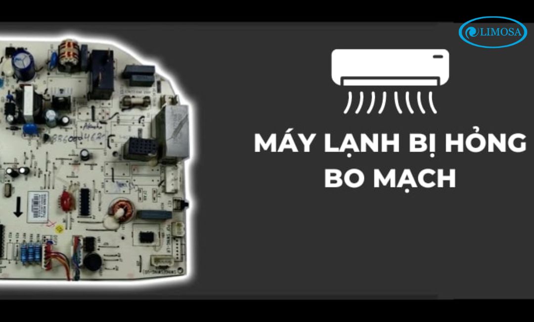 Máy lạnh Reetech lỗi e4 do hỏng bo mạch