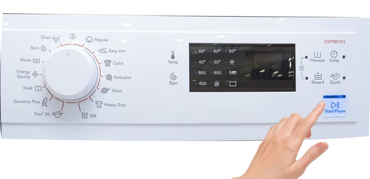 bảng điều khiển máy giặt electrolux
