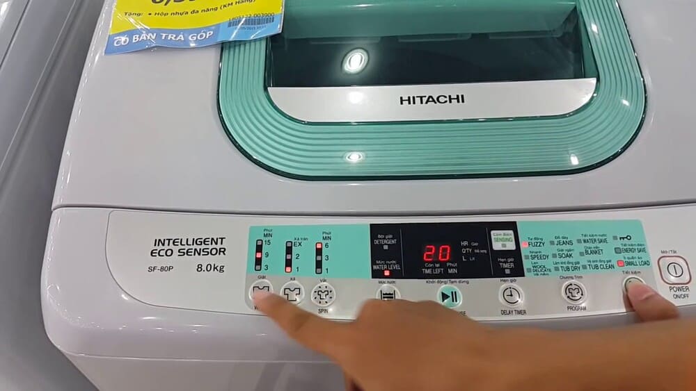 Cách sử dụng máy giặt hitachi