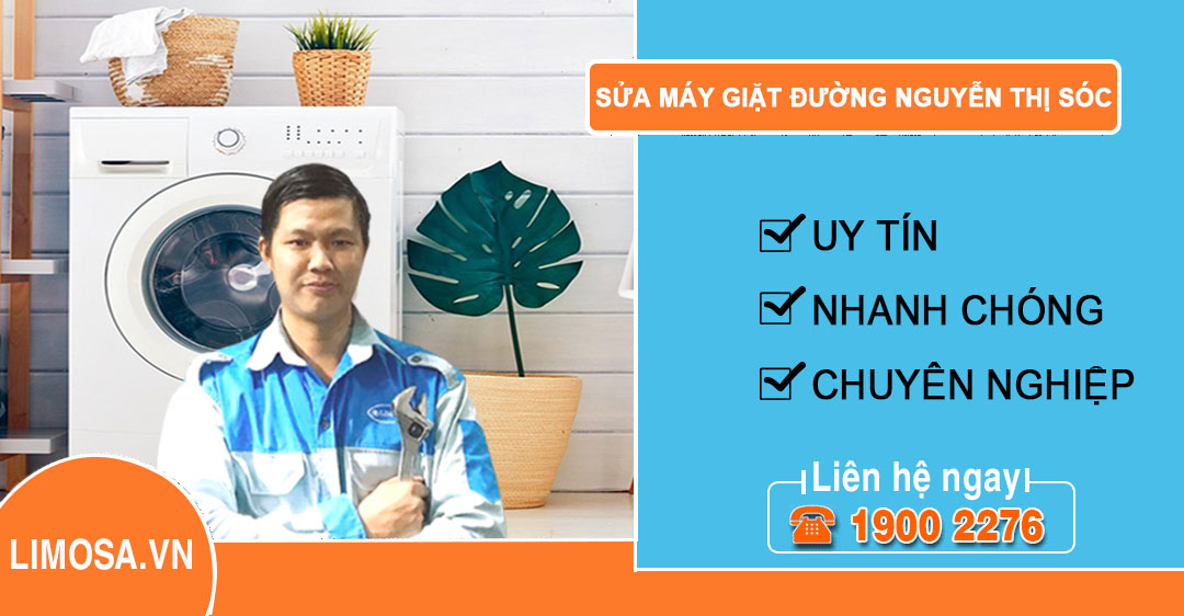 Sửa máy giặt đường Nguyễn Thị Sóc Limosa