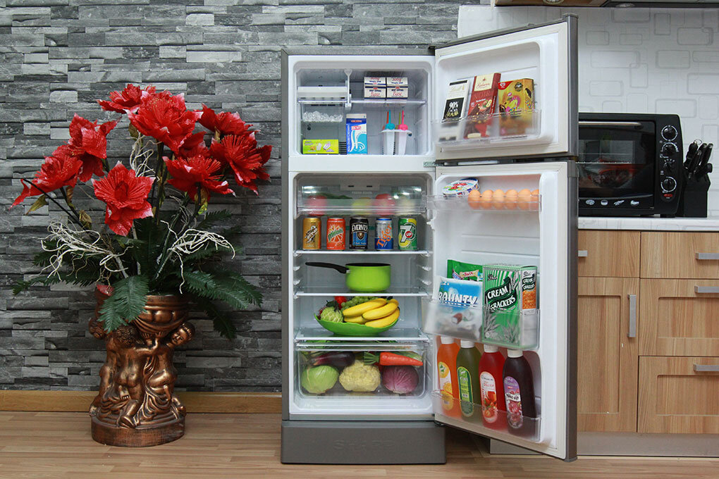 bảo quản lượng thực phẩm phù hợp với dung tích tủ lạnh