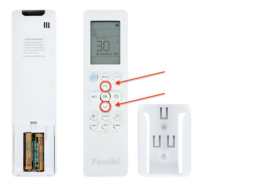 Điều khiển điều hòa Funiki bị khóa