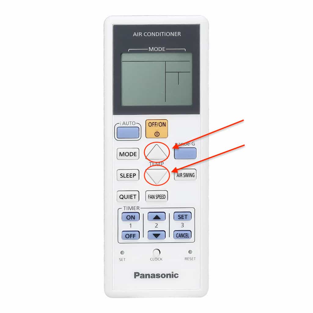 Điều khiển điều hòa Panasonic bị khóa