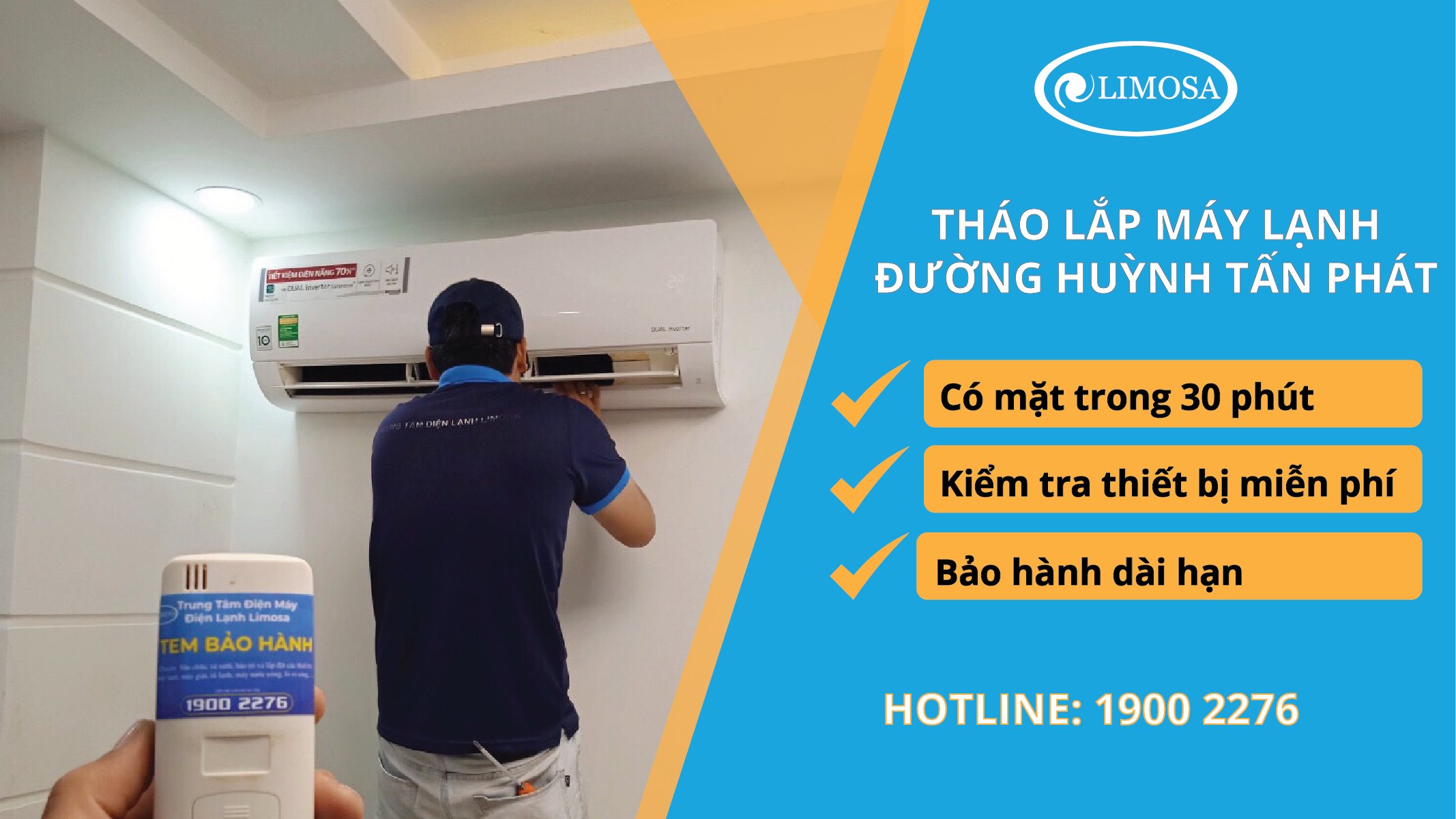 Tháo lắp máy lạnh đường Huỳnh Tấn Phát