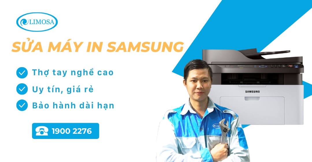 Sửa máy in Samsung tận nơi tại TPHCM - Uy tín, giá rẻ | Limosa