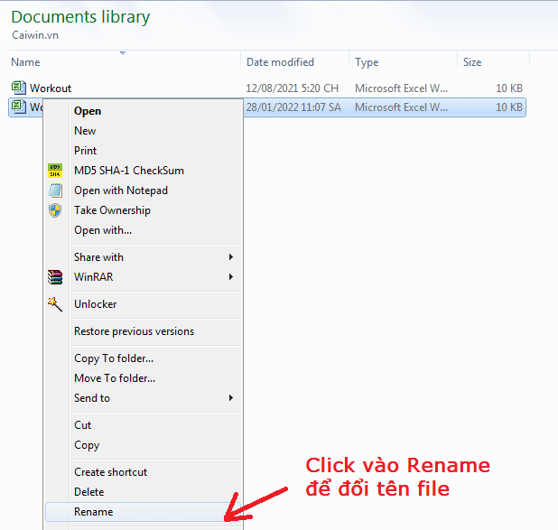 Cách bẻ khóa file excel không cần tải phần mềm Bước 2