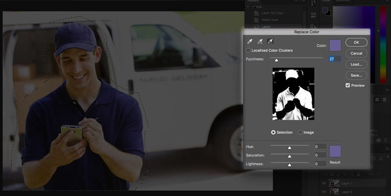 bước 4 cách đổi màu trong photoshop