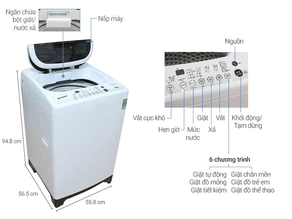 Chọn loại máy giặt