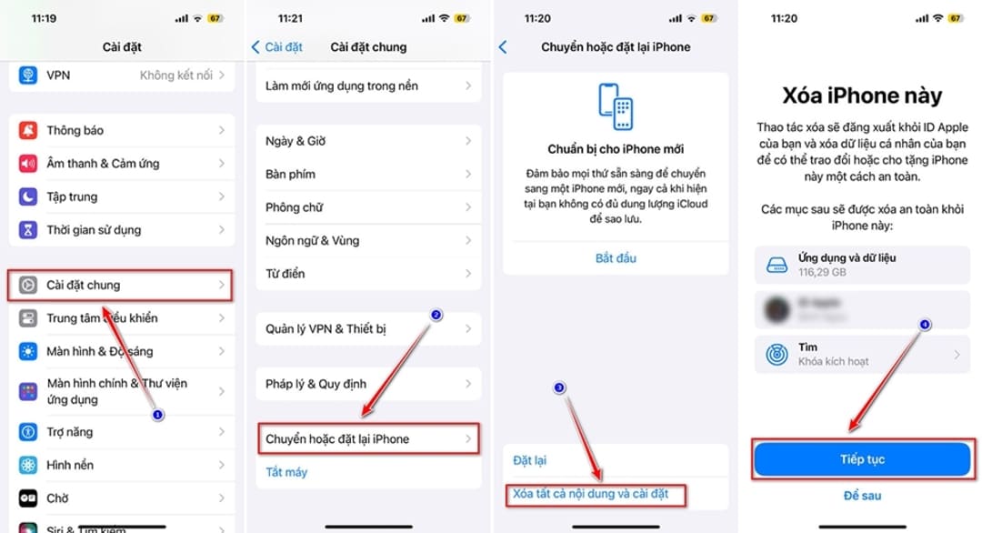 Khôi phục cài đặt gốc