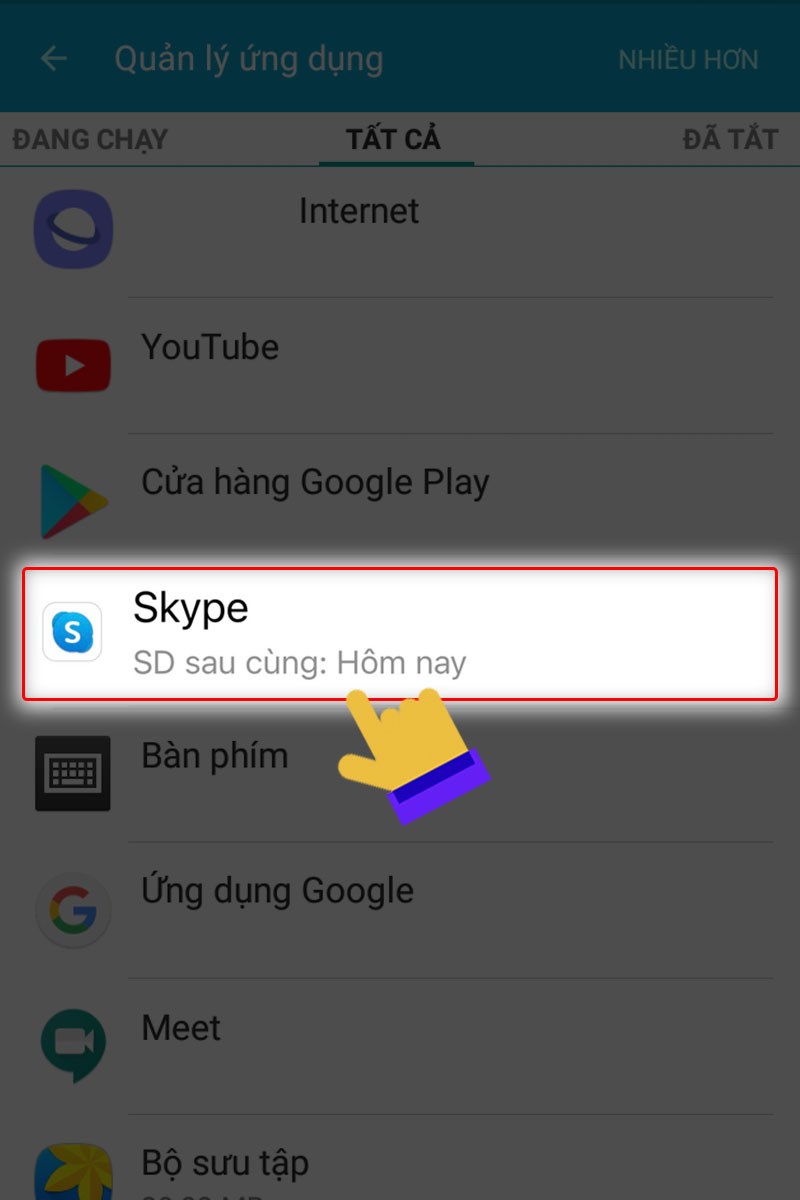 không đăng nhập được skype trên điện thoại