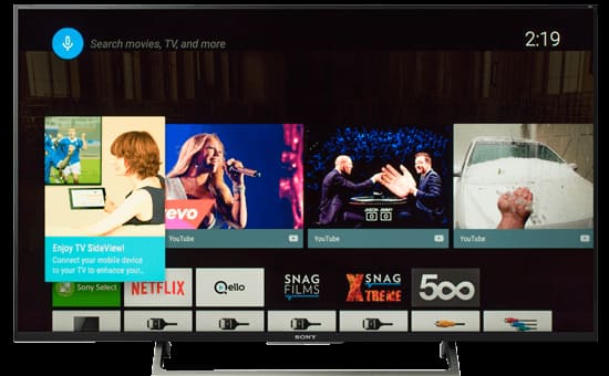 hướng dẫn cách truy cập web trên tivi Sony
