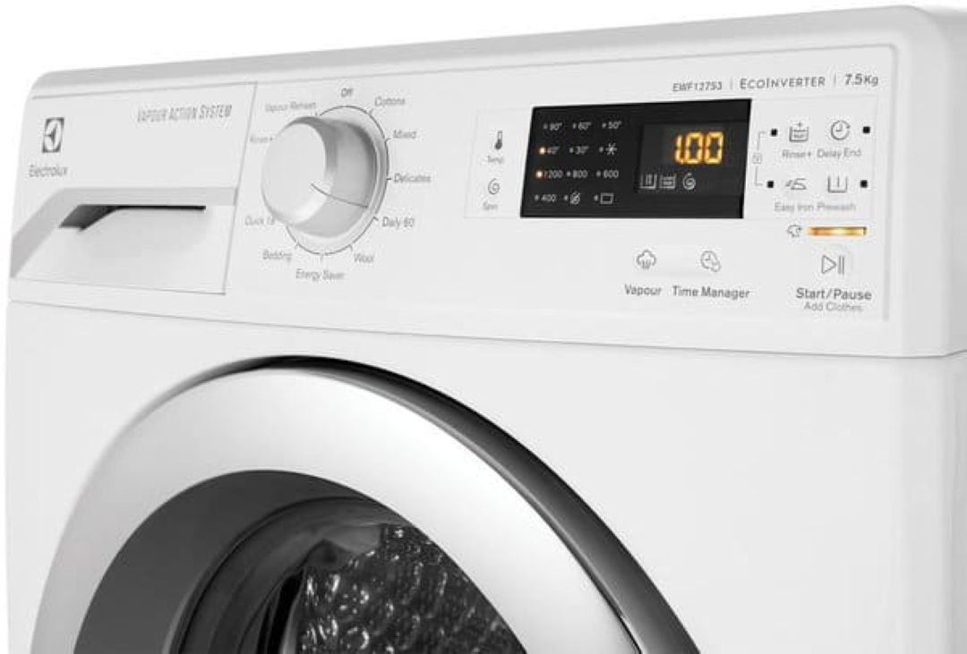 Dấu hiệu máy giặt Electrolux báo lỗi END