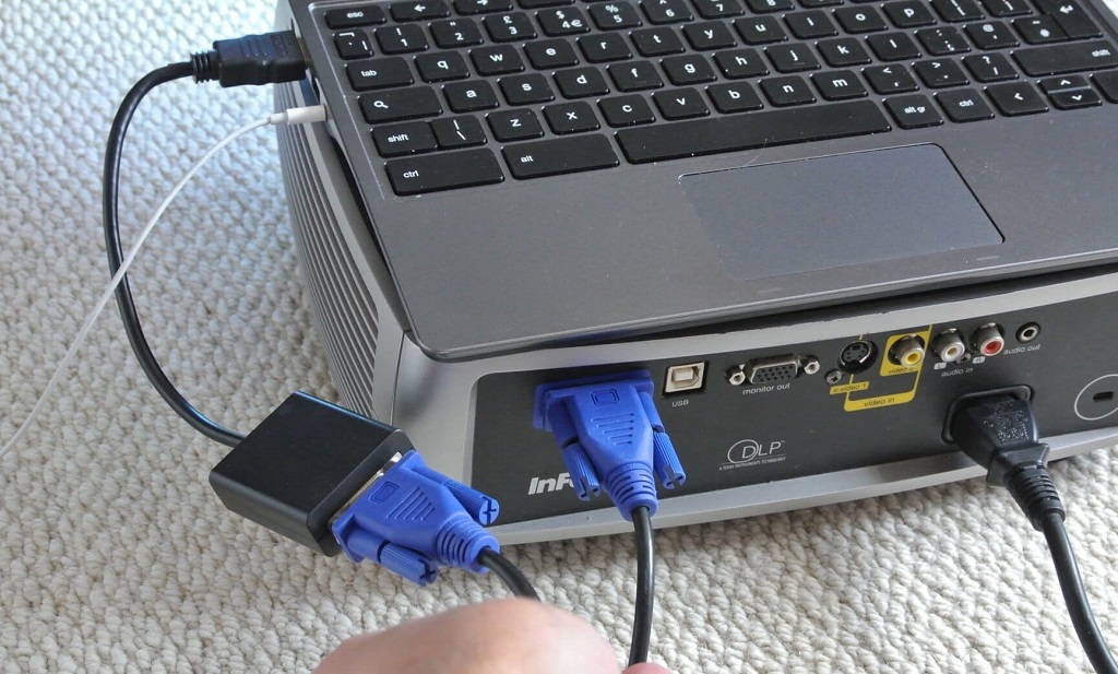 kết nối laptop với tivi qua vga