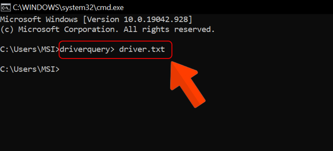 Lệnh Drivequery
