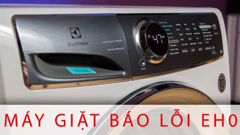 máy giặt báo lỗi eho