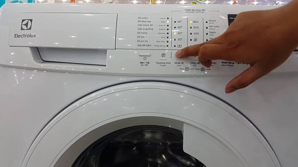 máy giặt electrudo lỗi tạm dừng