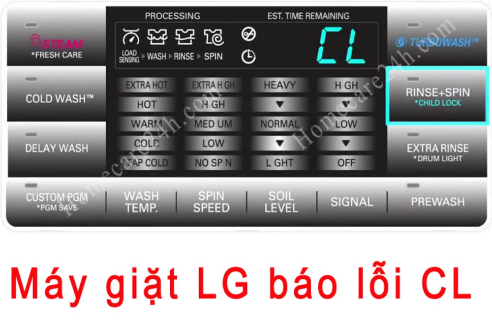 máy giặt LG báo lỗi CL