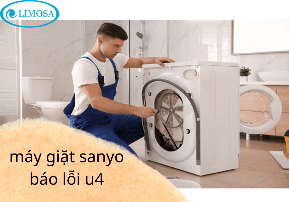 sửa máy giặt sanyo báo lỗi u4