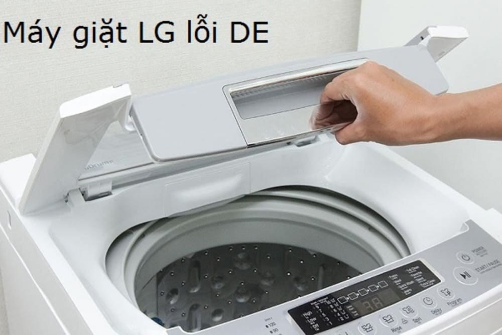 Máy giặt báo lỗ DE1