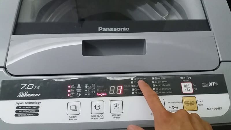 cách sử dụng máy giặt panasonic