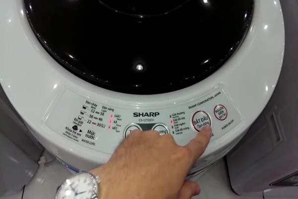 máy giặt Sharp báo lỗi c2