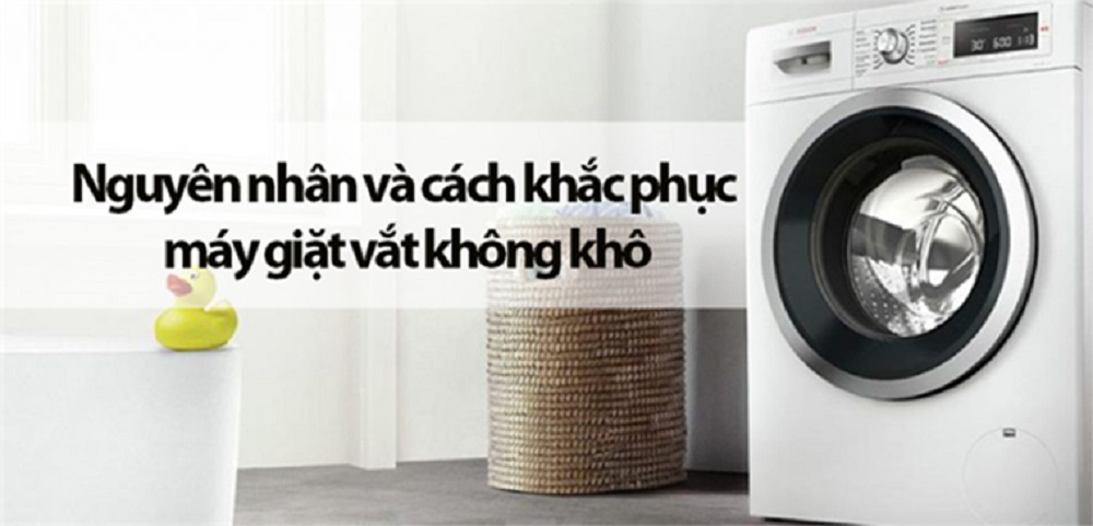 máy giặt vắt không khô