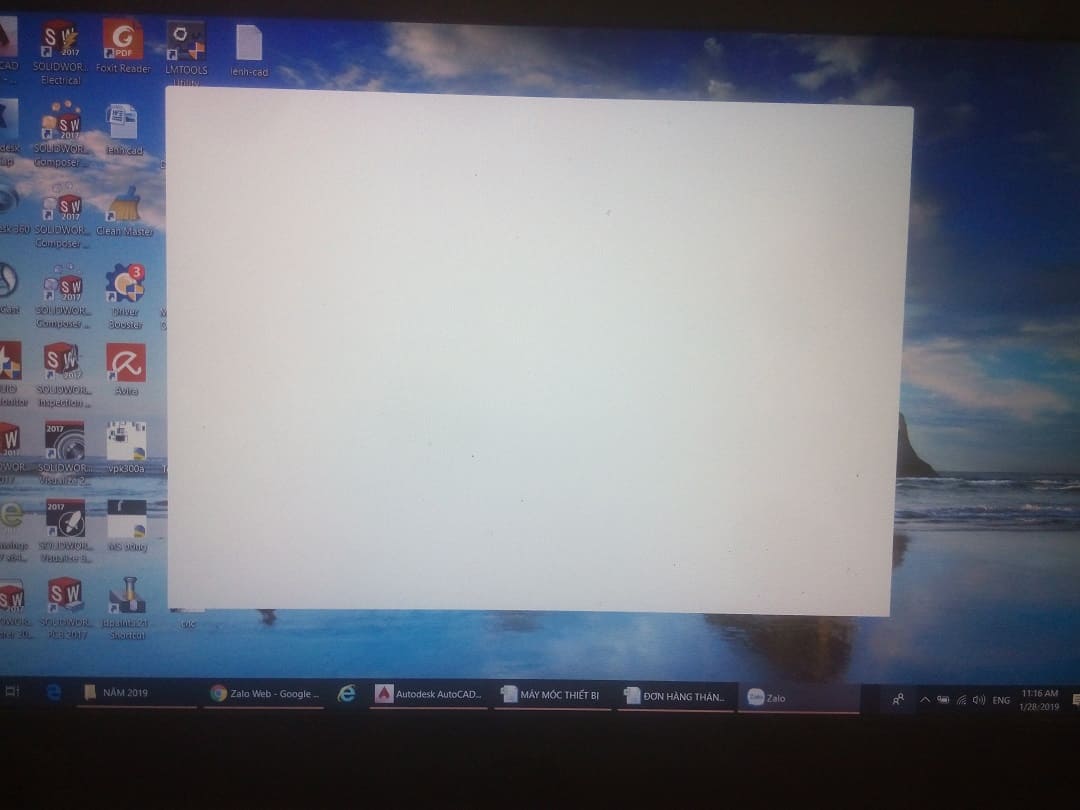 Cách sửa màn hình máy tính bị trắng xóa