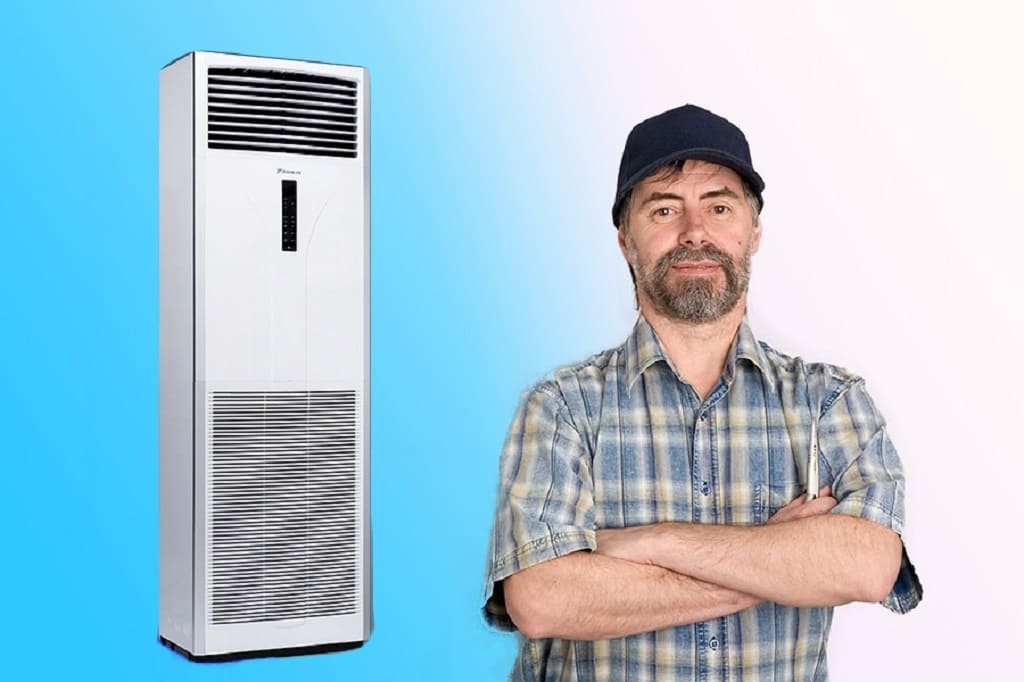 Vệ sinh máy lạnh tủ đứng
