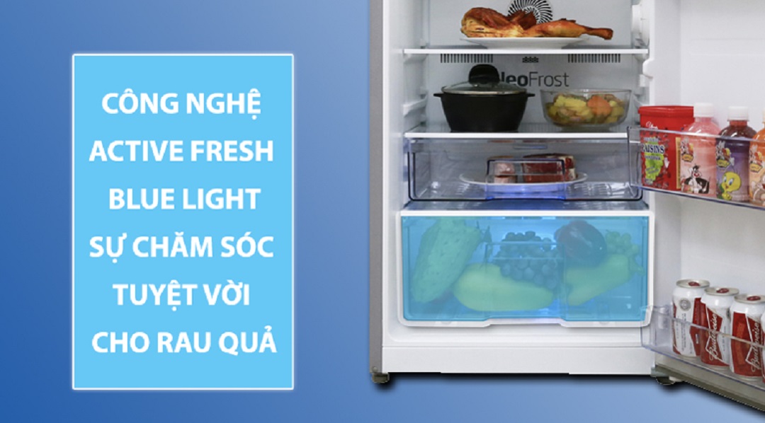 Review tủ lạnh Beko Inverter 188 lít RDNT200I50VS công nghệ