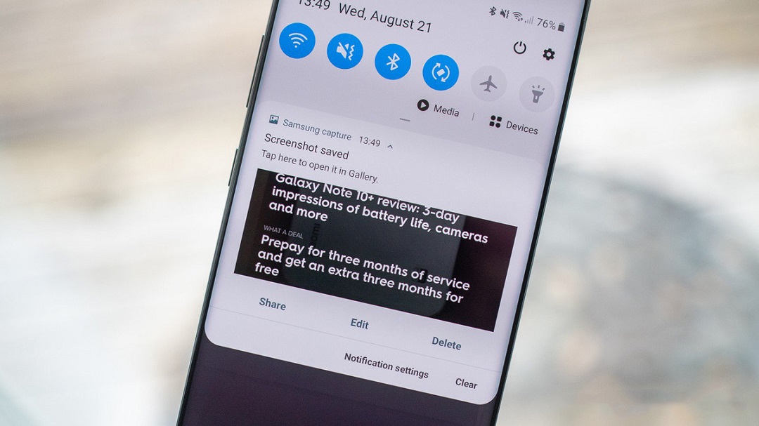 cách chụp màn hình samsung note 10