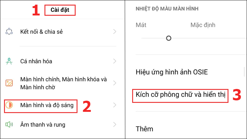 cách đổi font chữ oppo