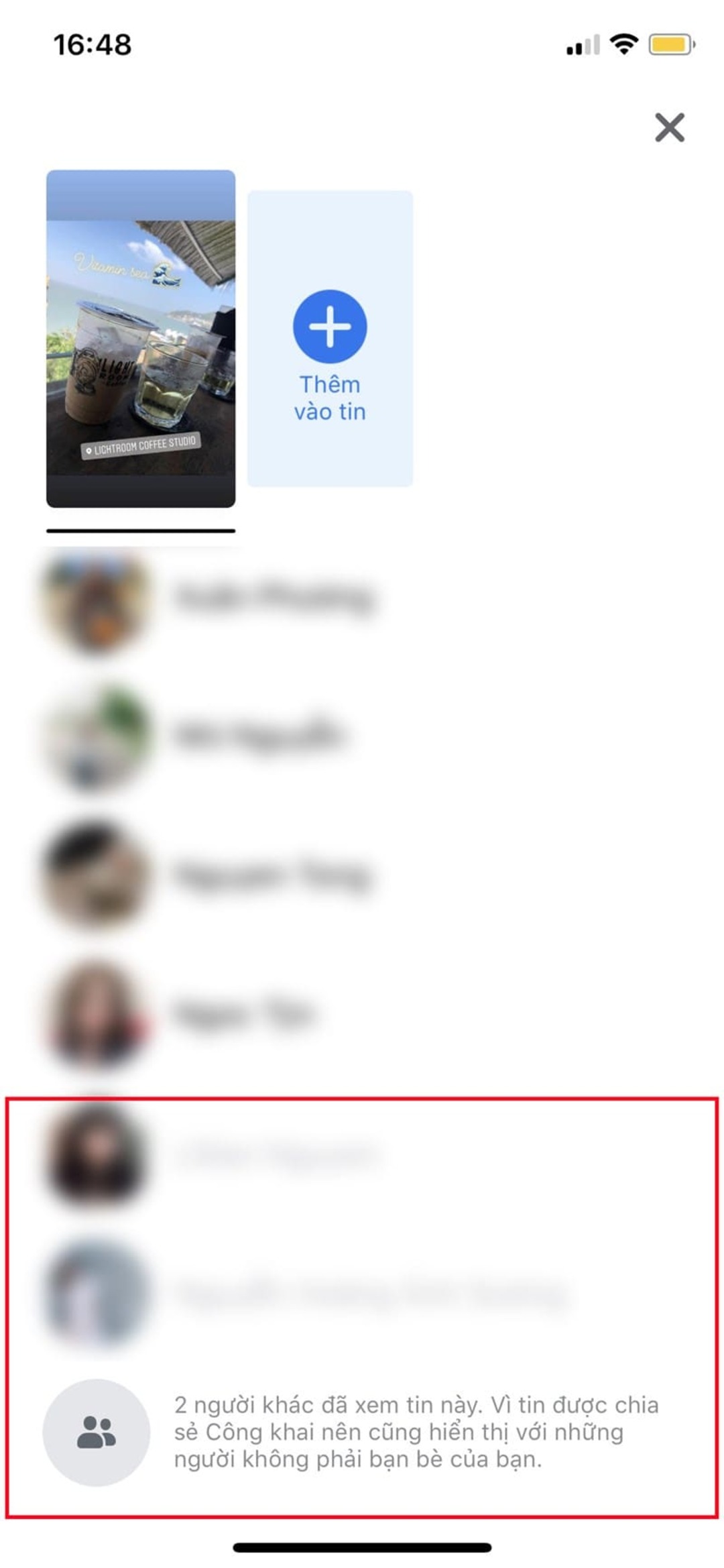 Cách xem người khác xem story facebook trên điện thoại