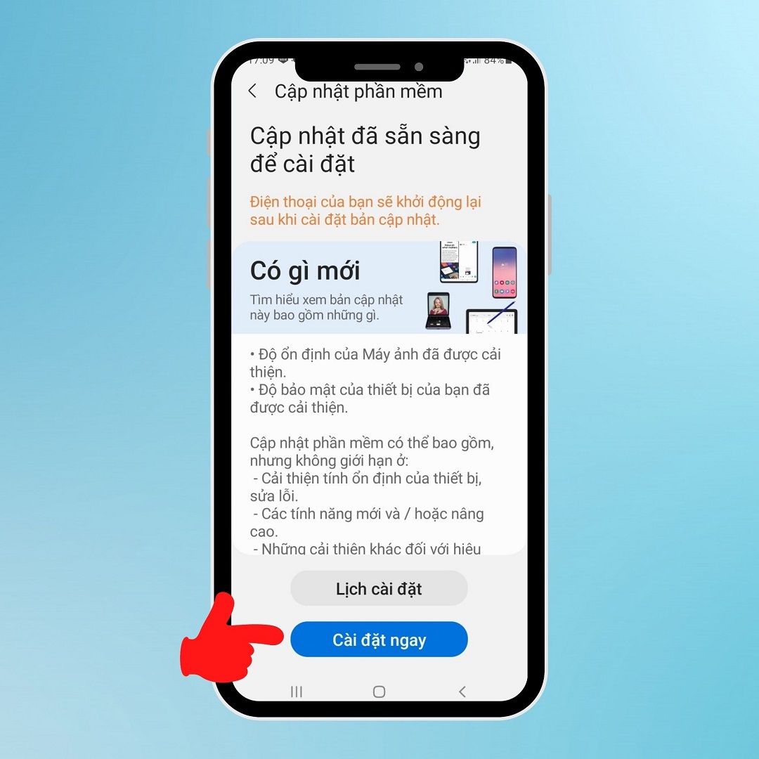 cập nhật phần mềm