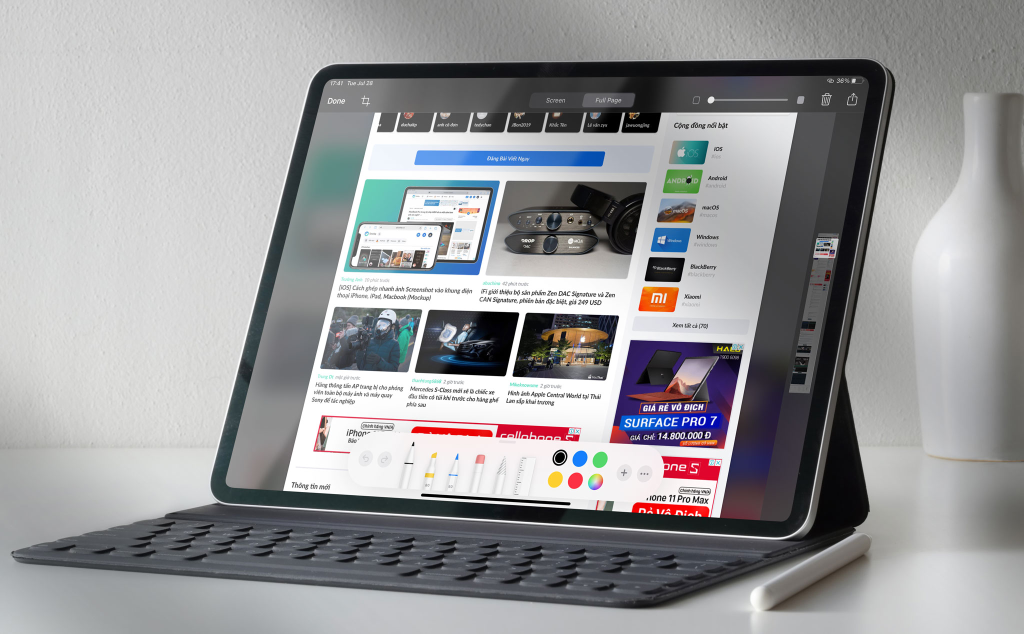 cách chụp màn hình ipad apple