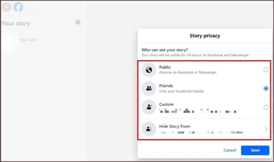Hướng dẫn xem người lạ xem story facebook