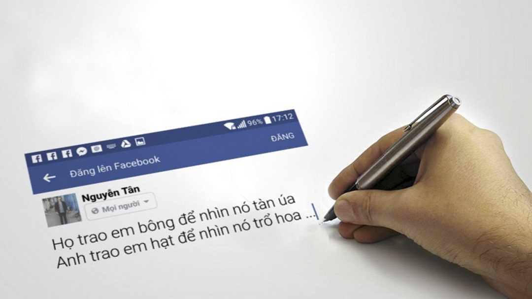cách đăng trạng thái trên facebook