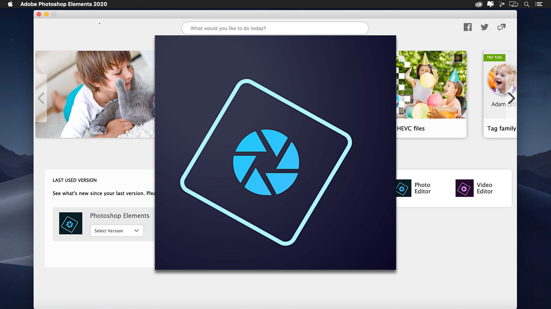 phần mềm Adobe Photoshop Elements.