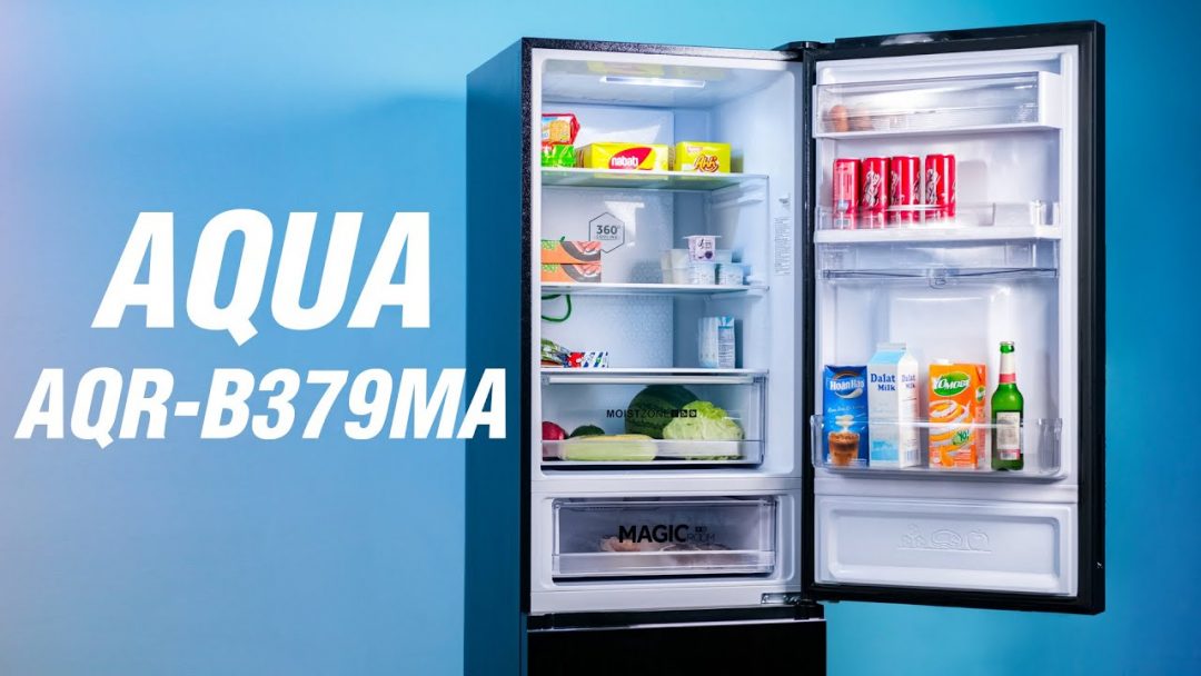 review tủ lạnh Aqua Inverter 324 lít AQR-B379MA(WGB)