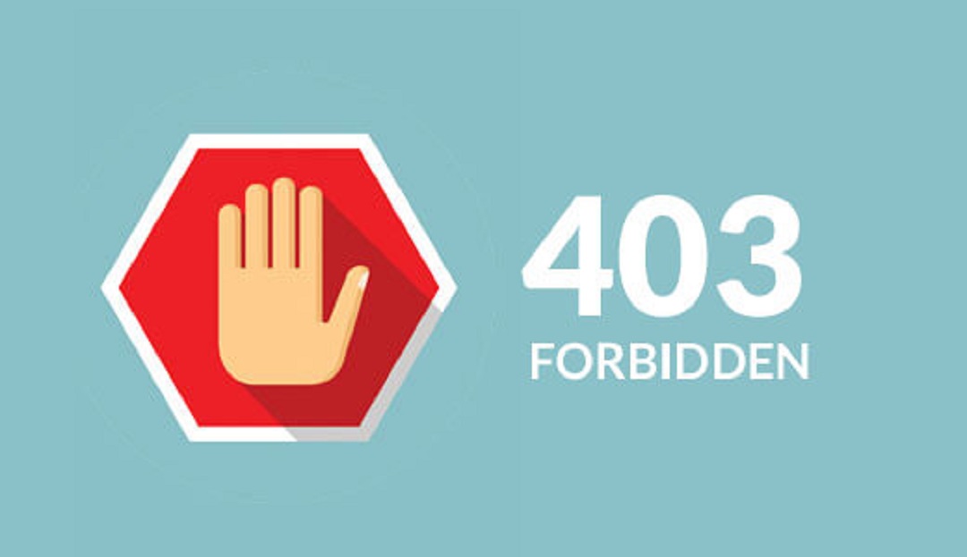 Error 403 forbidden