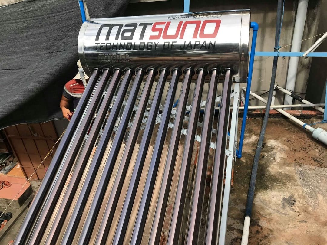 sửa máy nước nóng năng lượng mặt trời Matsuno