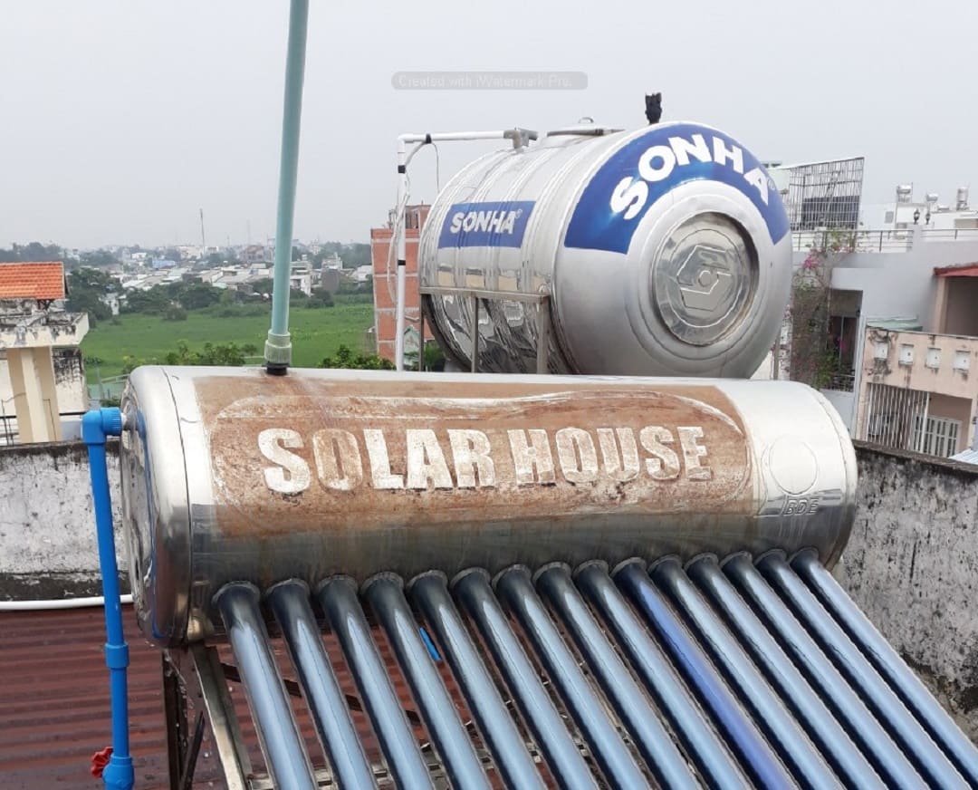 sửa máy nước nóng năng lượng mặt trời Solar House